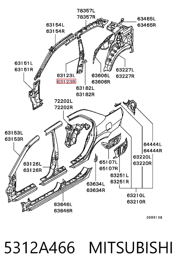  5312A466 Mitsubishi