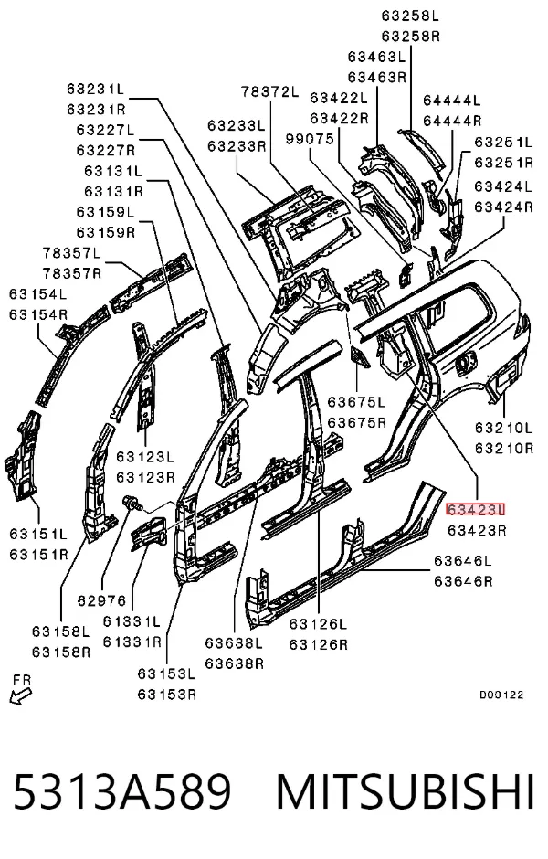 5313A589 Mitsubishi