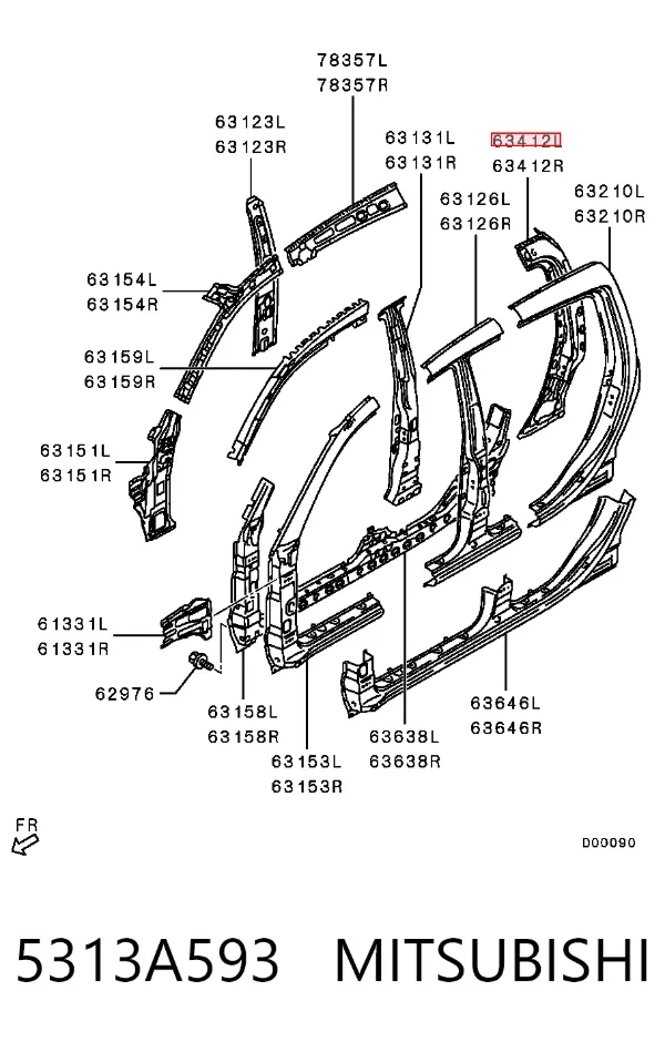  5313A593 Mitsubishi