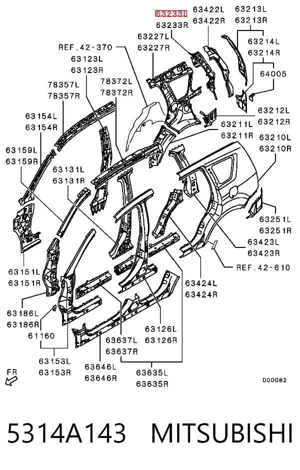  5314A143 Mitsubishi