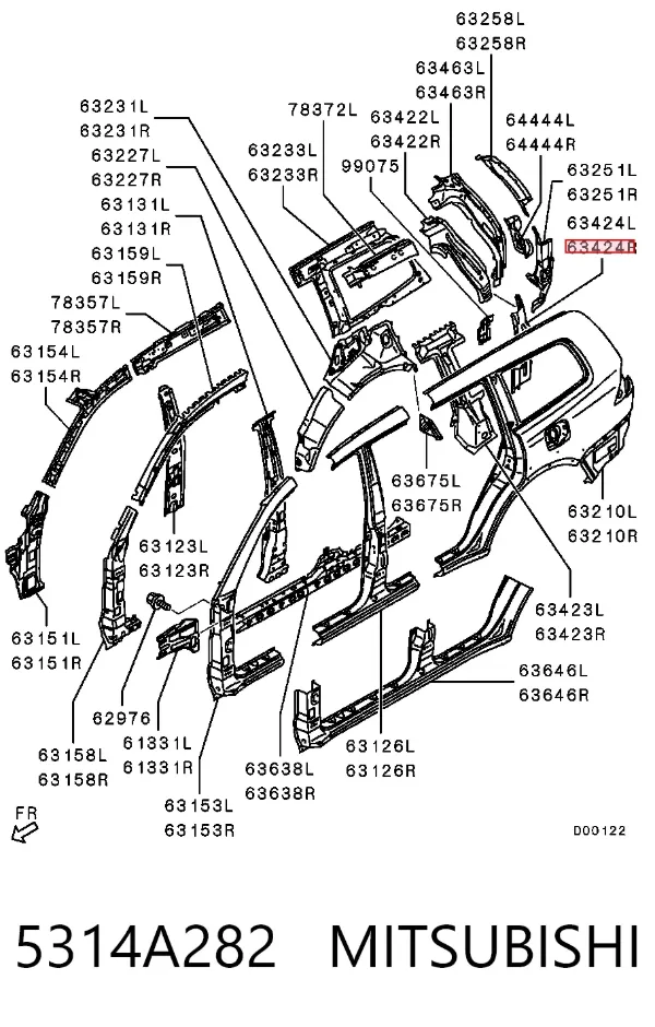  5314A282 Mitsubishi