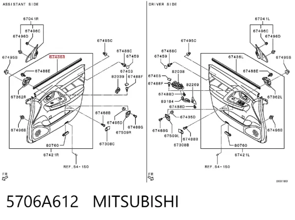  5706A612 Mitsubishi
