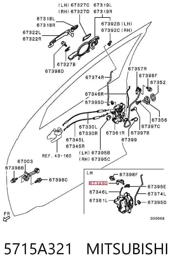  5715A321 Mitsubishi