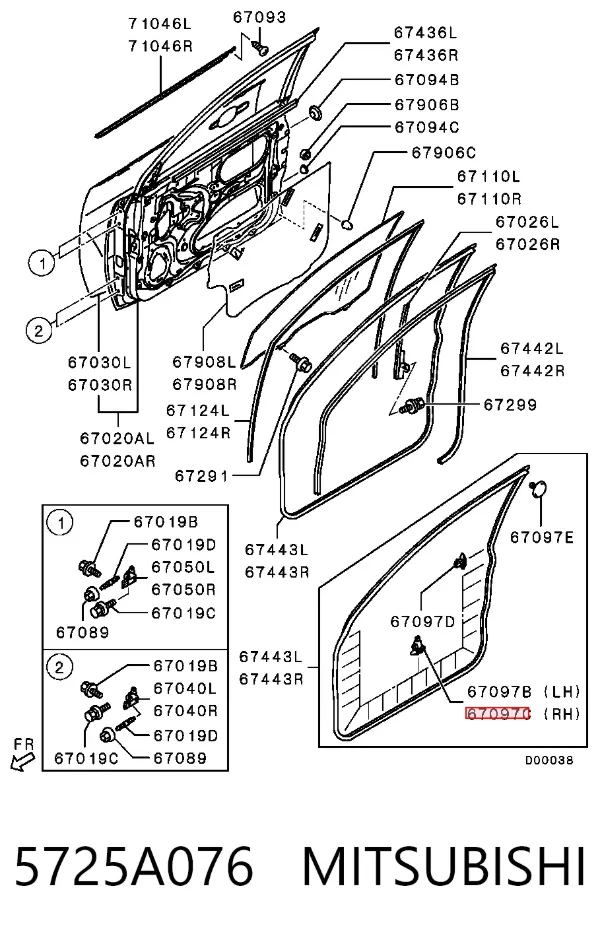  5725A076 Mitsubishi