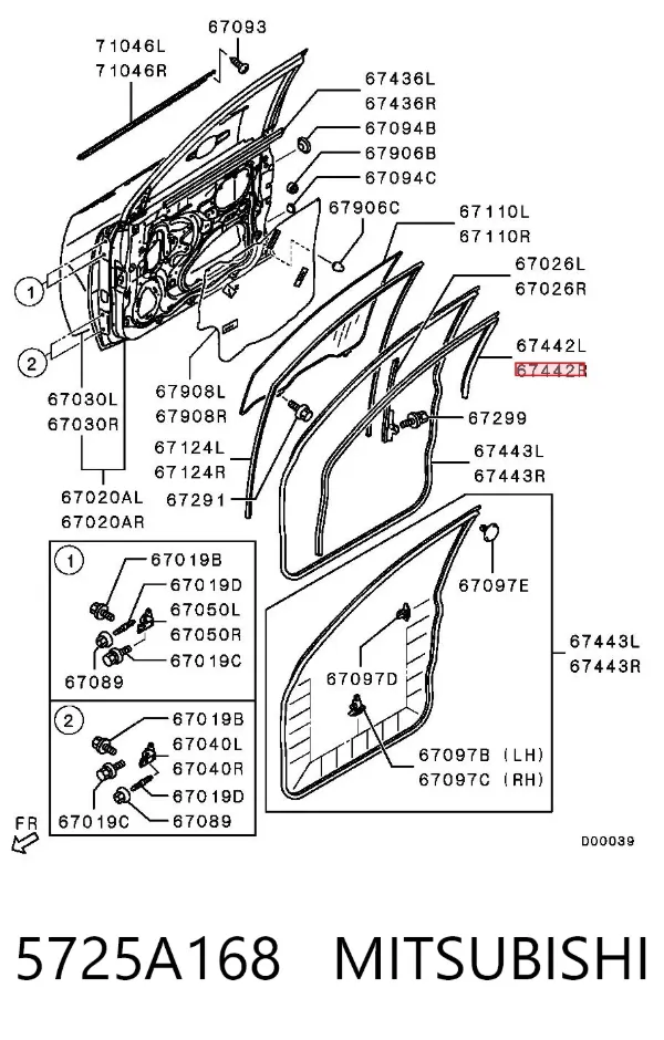  5725A168 Mitsubishi