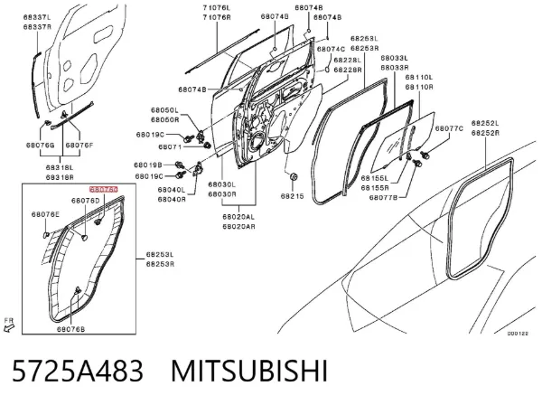 5725A483 Mitsubishi