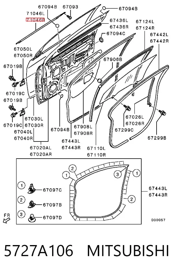  5727A106 Mitsubishi