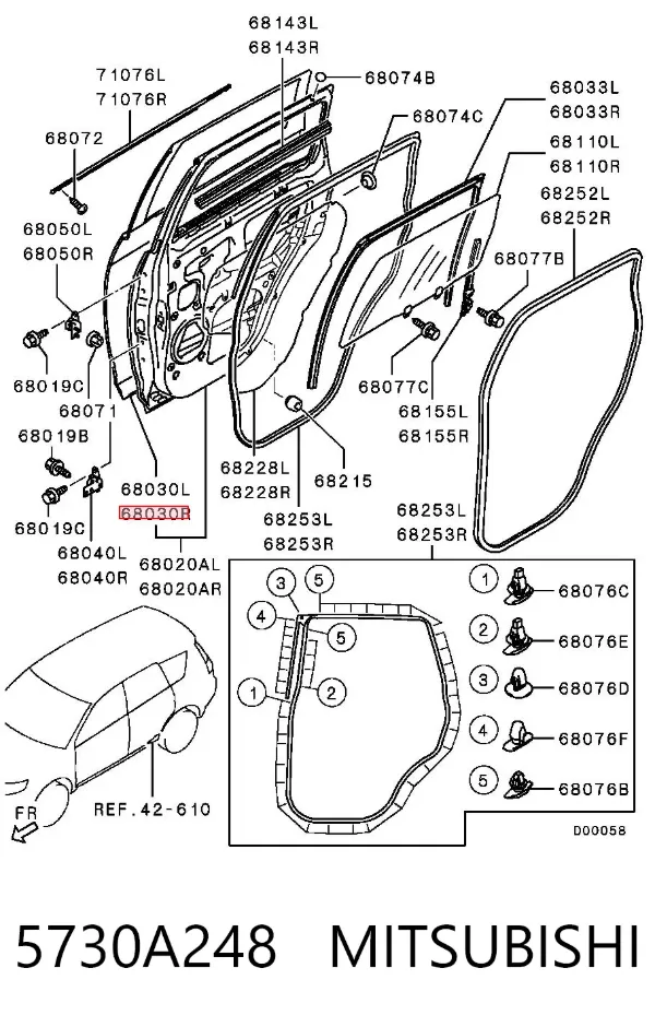  5730A248 Mitsubishi