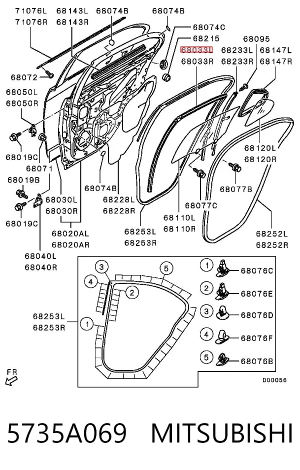  5735A069 Mitsubishi