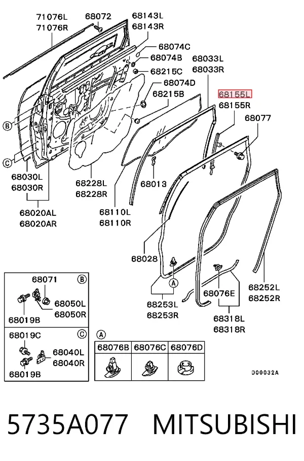  5735A077 Mitsubishi