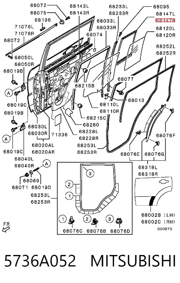  5736A052 Mitsubishi