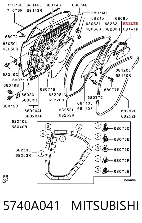  5740A041 Mitsubishi