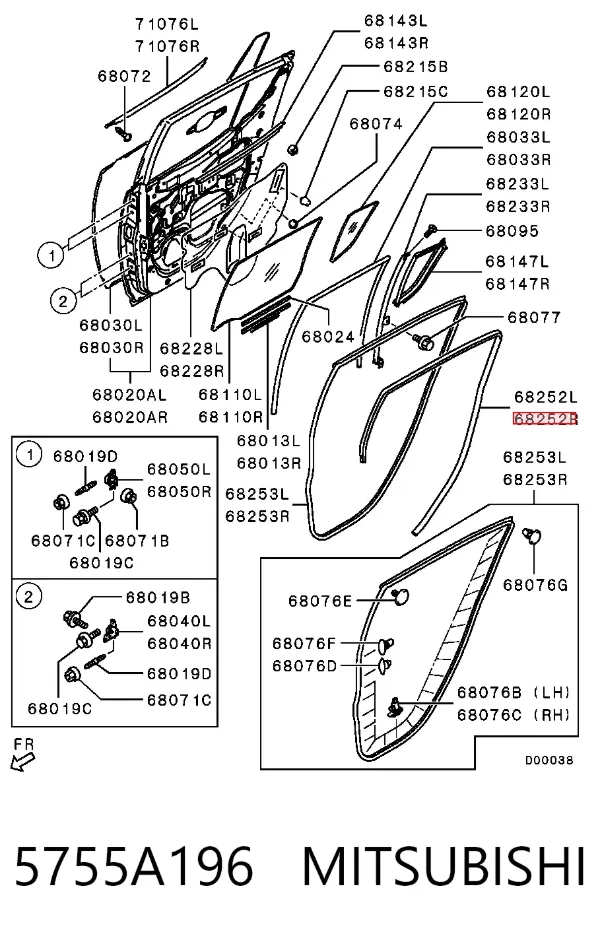  5755A196 Mitsubishi