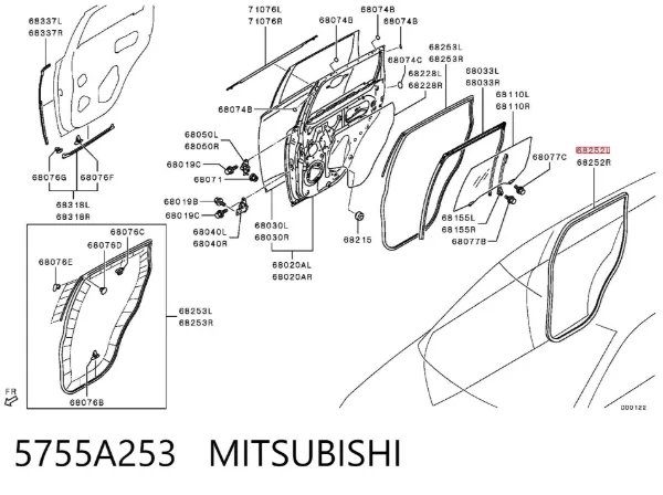  5755A253 Mitsubishi