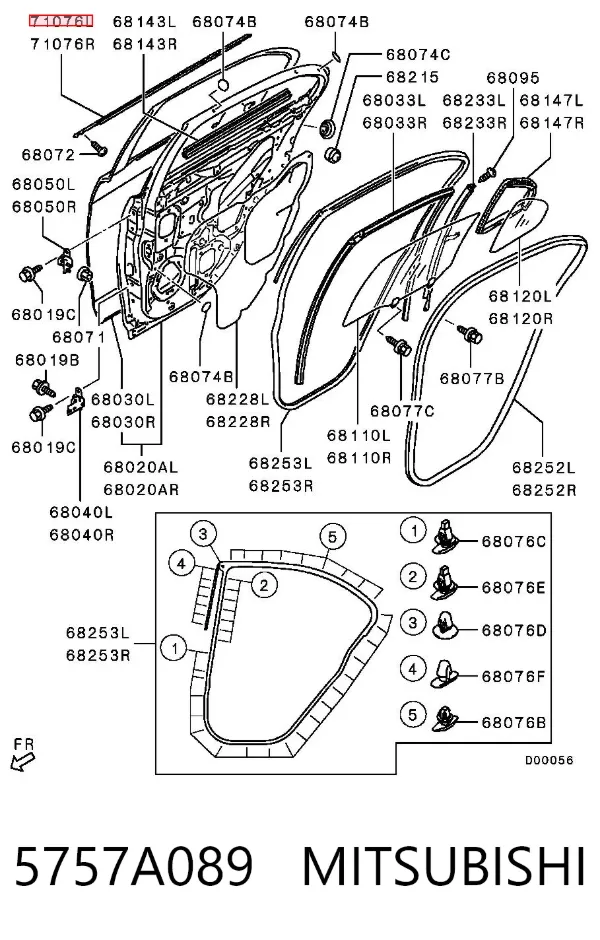  5757A089 Mitsubishi