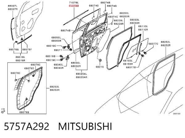  5757A292 Mitsubishi