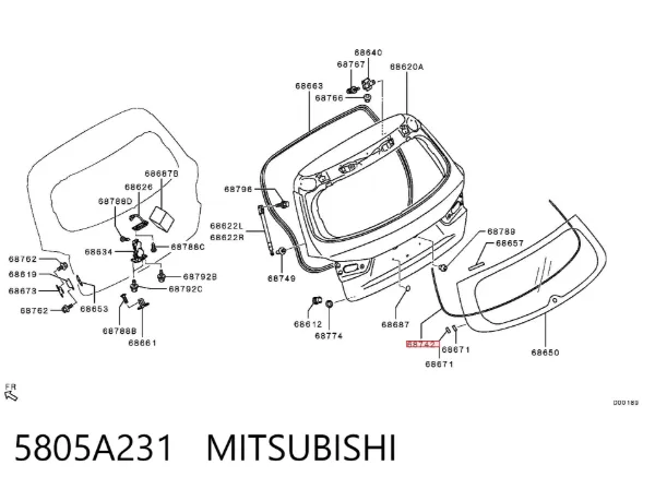  5805A231 Mitsubishi