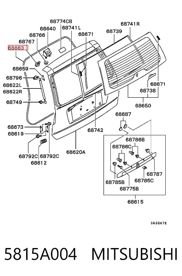  5815A004 Mitsubishi