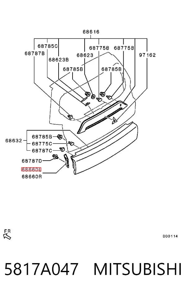  5817A047 Mitsubishi