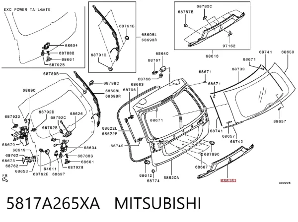  5817A265XA Mitsubishi