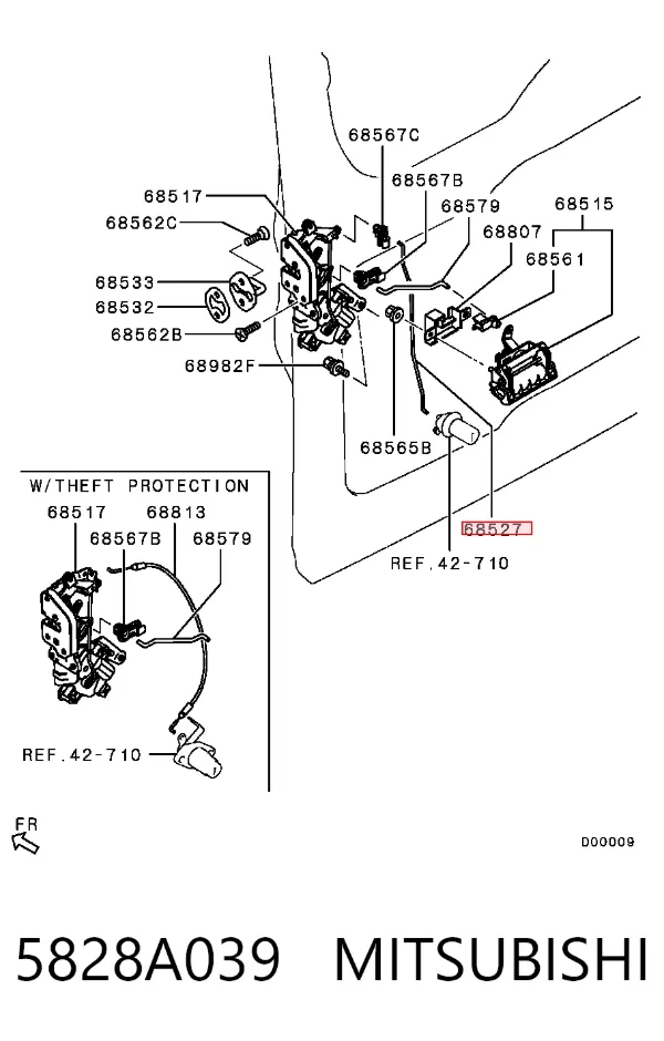  5828A039 Mitsubishi