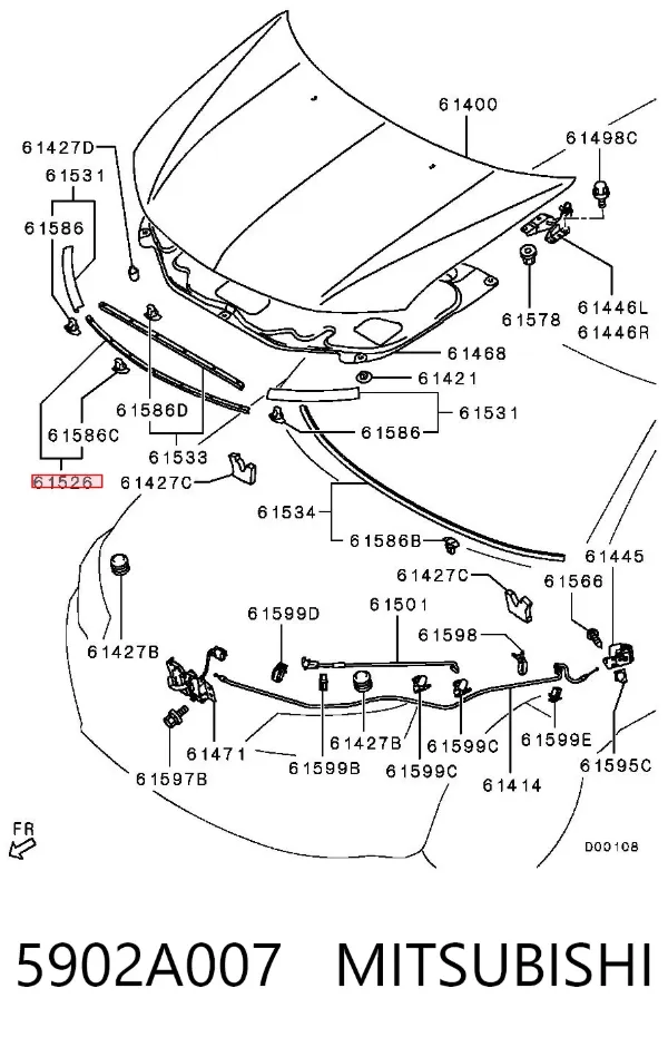  5902A007 Mitsubishi