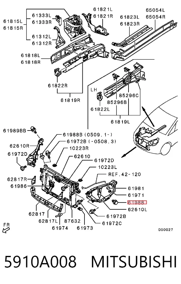  5910A008 Mitsubishi