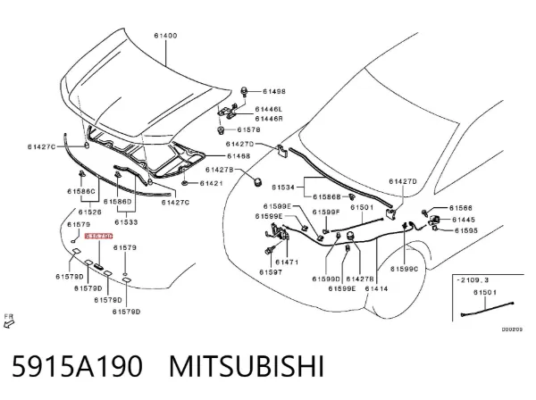  5915A190 Mitsubishi