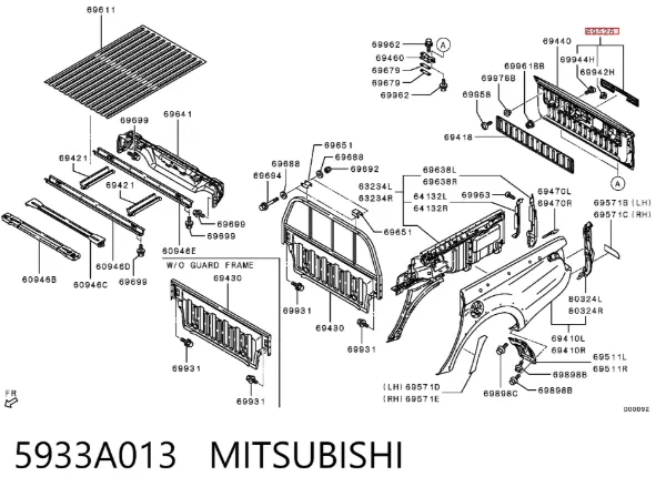  5933A013 Mitsubishi