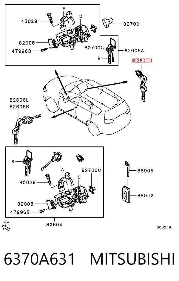  6370A631 Mitsubishi