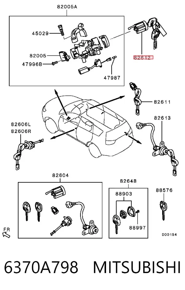  6370A798 Mitsubishi