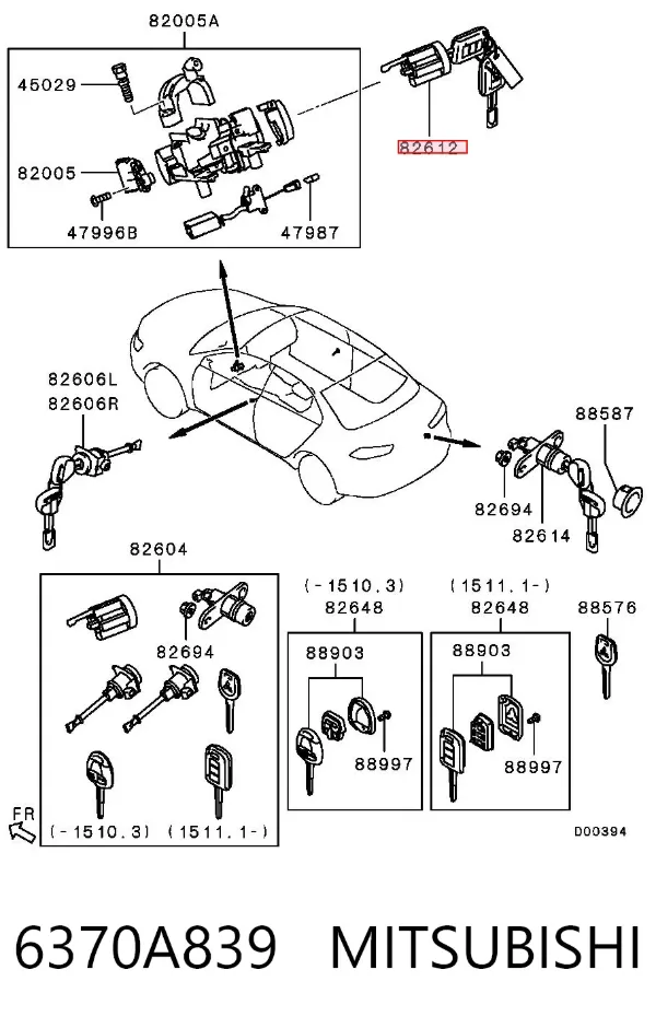  6370A839 Mitsubishi