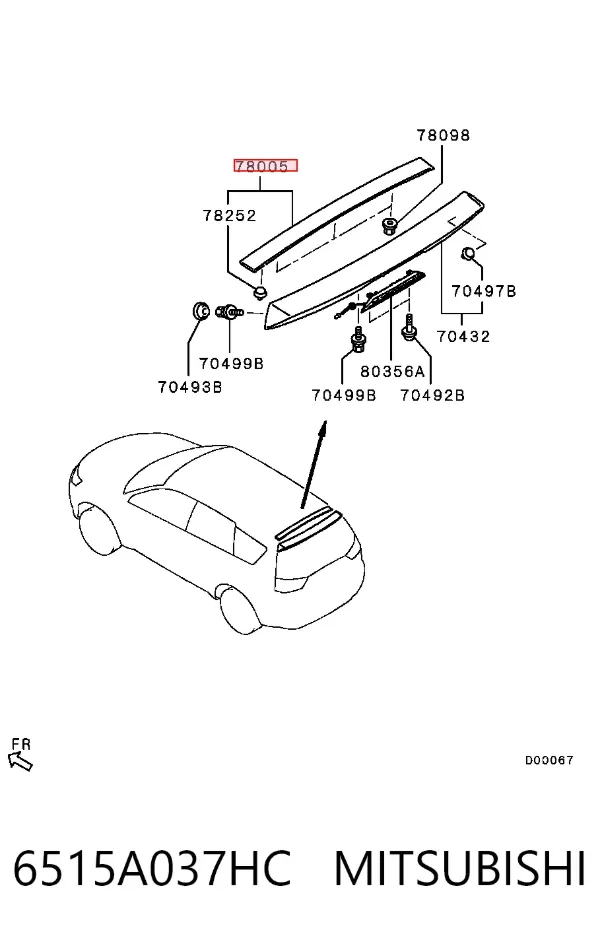  6515A037HC Mitsubishi