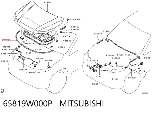  65819W000P Mitsubishi