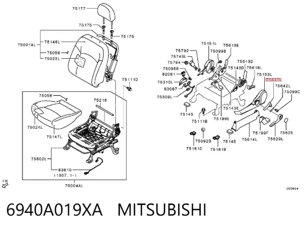  6940A019XA Mitsubishi