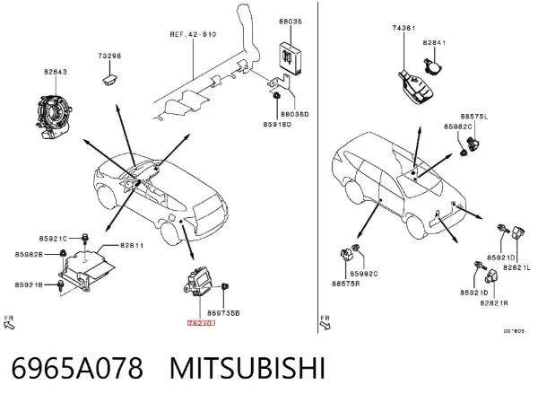  6965A078 Mitsubishi