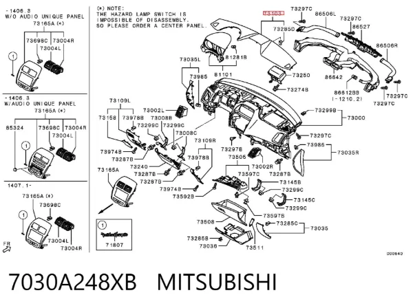  7030A248XB Mitsubishi