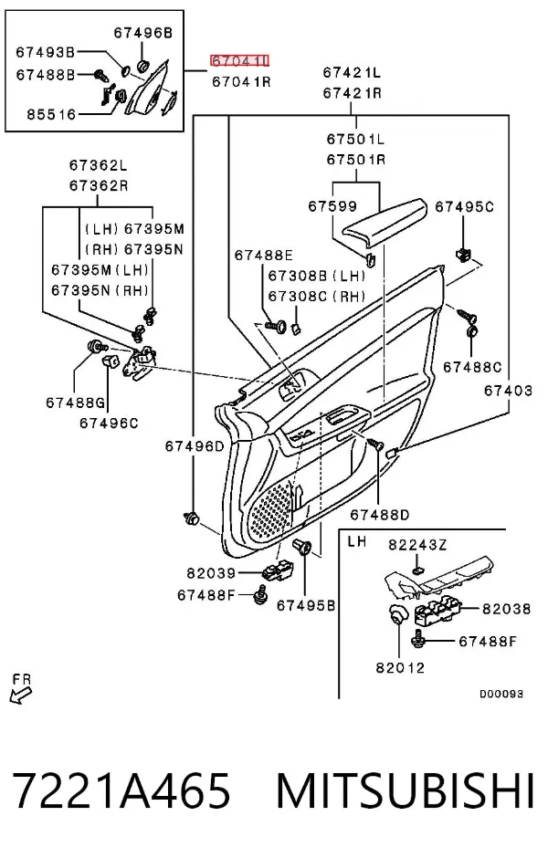  7221A465 Mitsubishi