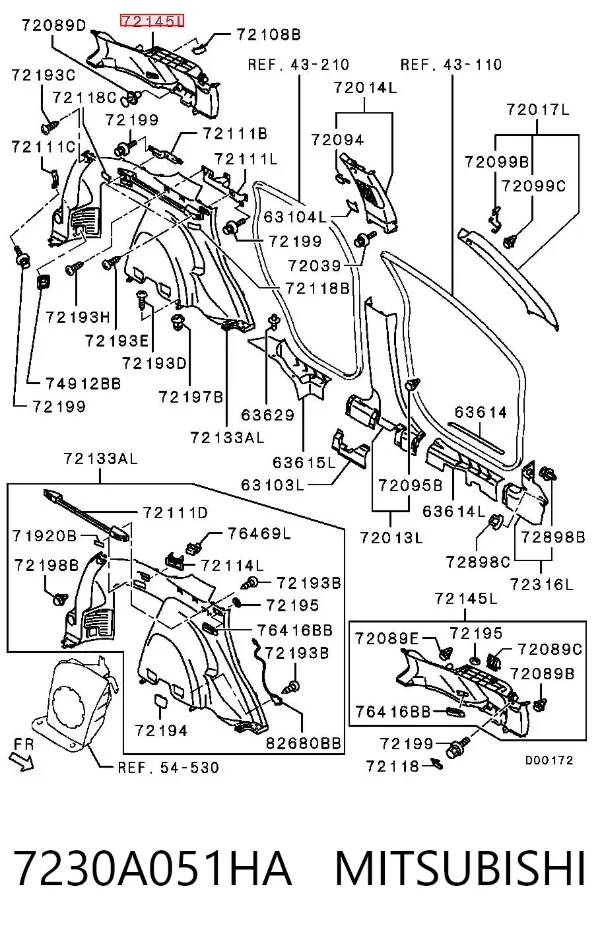  7230A051HA Mitsubishi