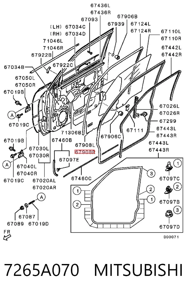  7265A070 Mitsubishi