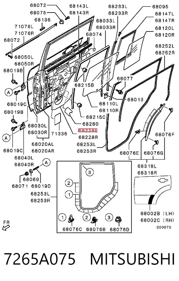  7265A075 Mitsubishi