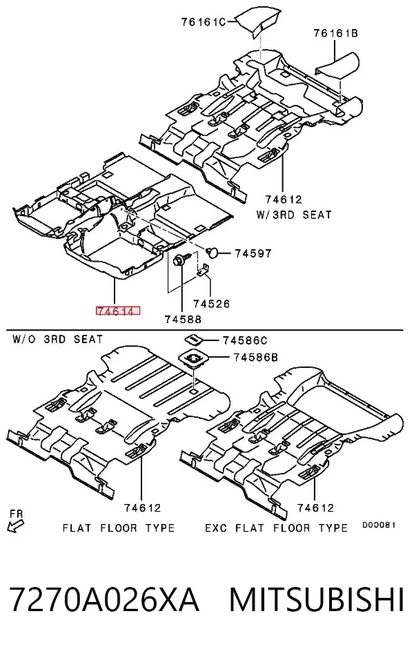 7270A026XA Mitsubishi