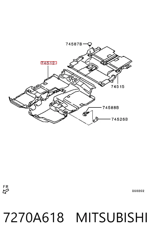  7270A618 Mitsubishi