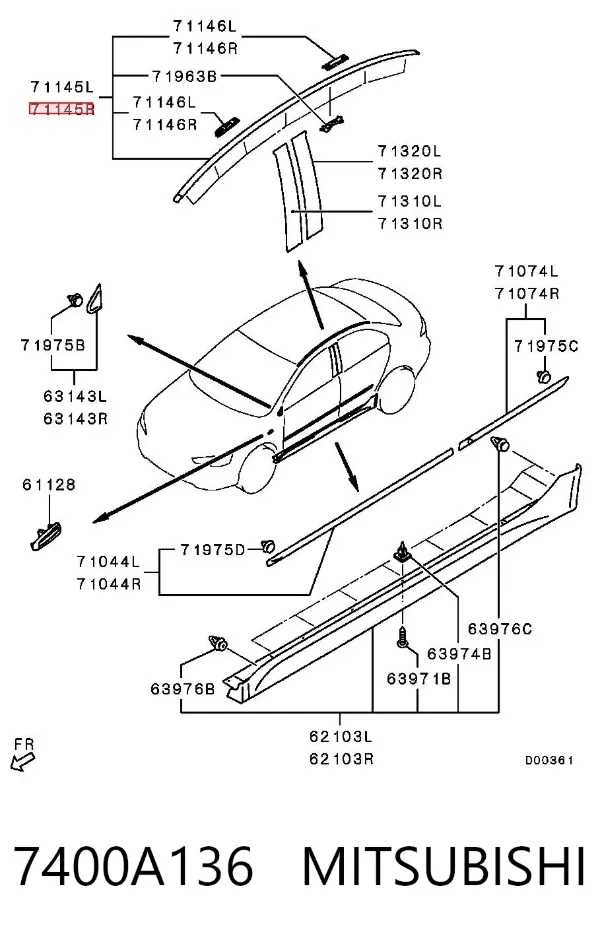  7400A136 Mitsubishi