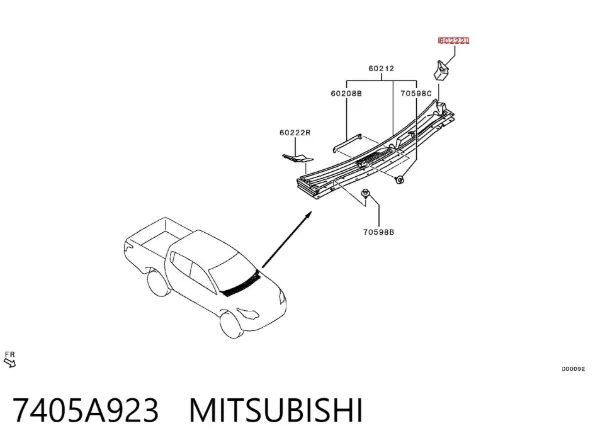  7405A923 Mitsubishi