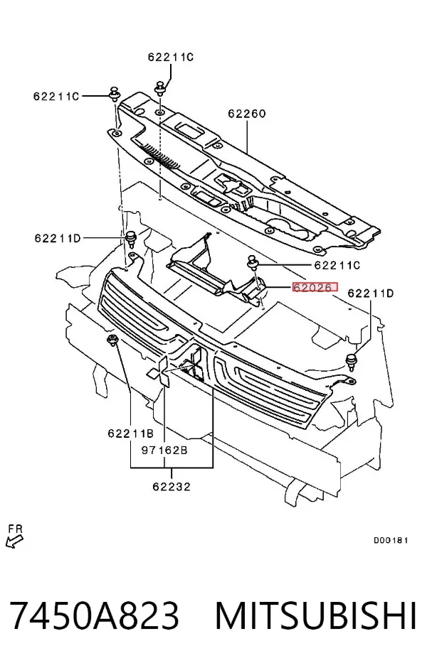  7450A823 Mitsubishi