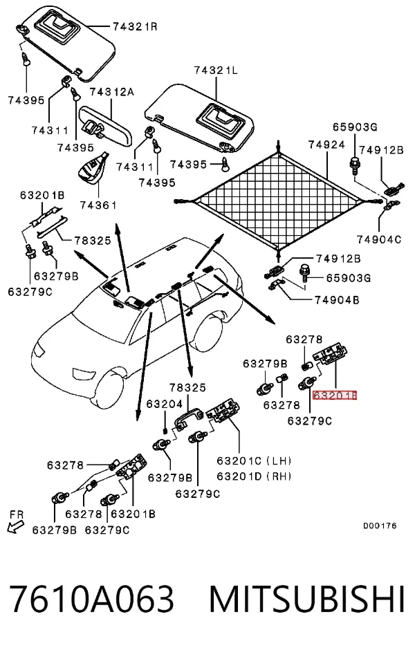  7610A063 Mitsubishi