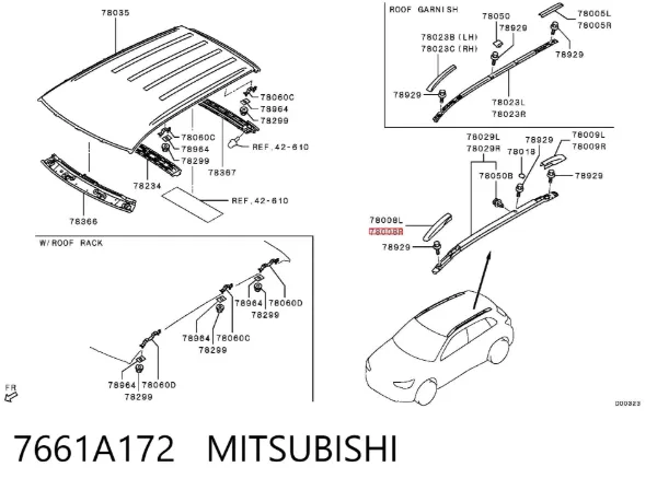  7661A172 Mitsubishi