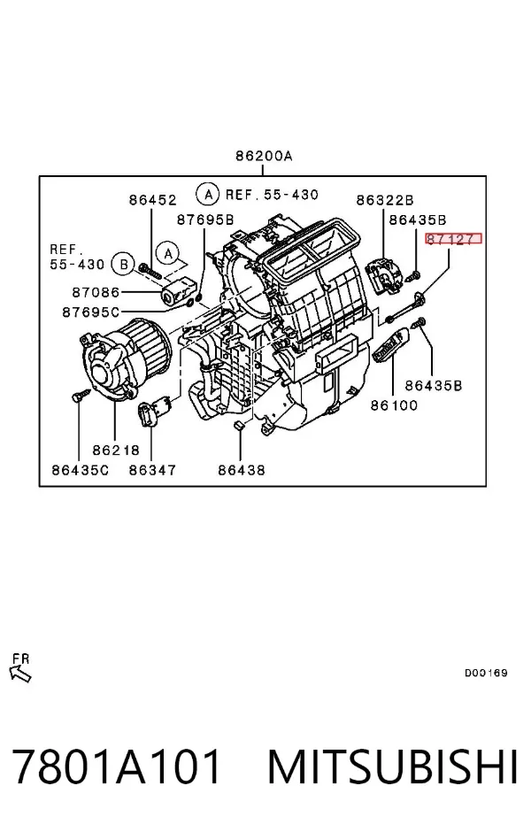  7801A101 Mitsubishi