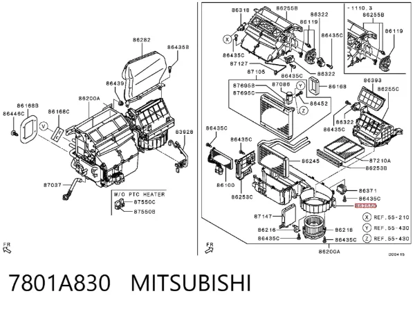  7801A830 Mitsubishi